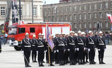 Nasi strażacy na centralnych uroczystościach w Warszawie